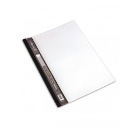 CARPETA RHEIN FASTENER TRANSPARENTE NEGRO OFICIO